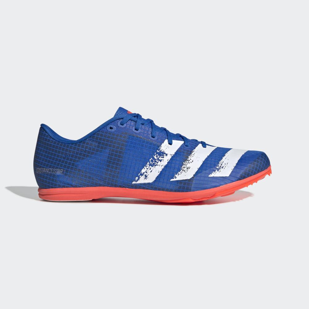 Adidas Men's Distancestar Track Spikes Blue/White/Red Ireland EG1202